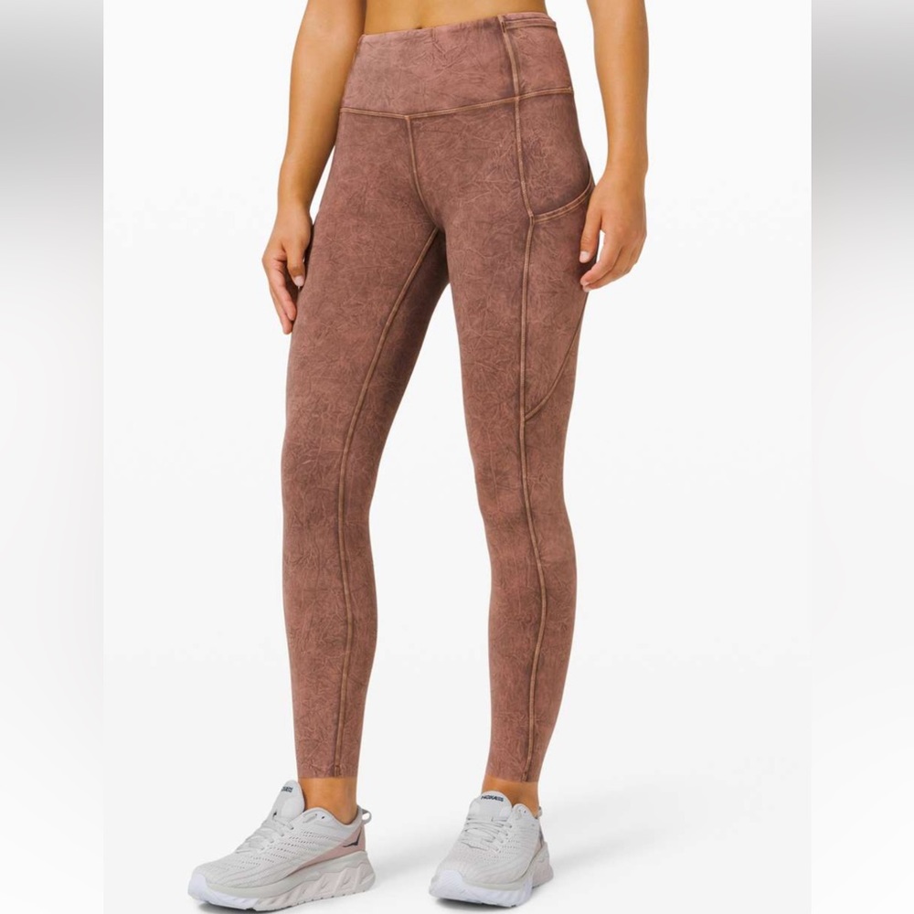 Lululemon Ice Dye Fast and Free 25” Legging